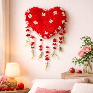 Heart Flower Wall Hanging Decor