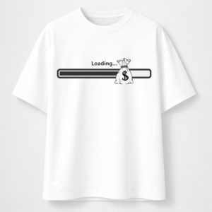 Premium White Printed T-Shirt for Men