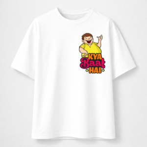 Men’s White Printed T-Shirt