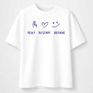 Unique Graphic Print Cotton Tee