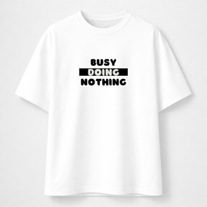 Men’s White Cotton Printed T-Shirt