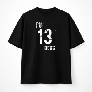 Premium Oversized Black Tee