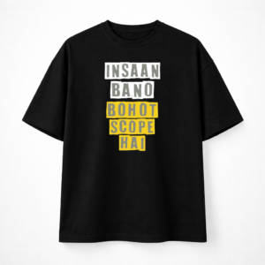 Black Oversized Tee for Streetwear Lovers