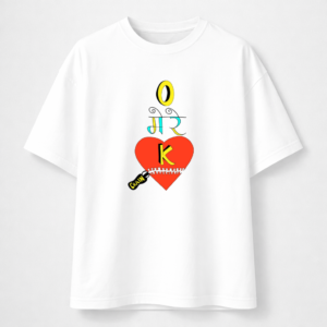 Comfy White Cotton Tee with unique  Print